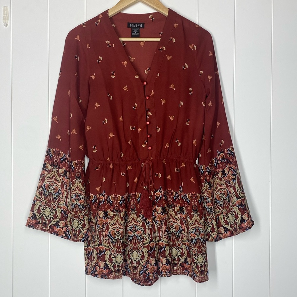 Timing Romper Long Sleeve